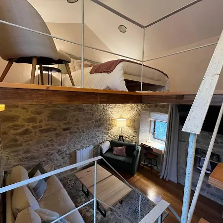 Loft De Piedra Con Vistas A La Ría En Broña Сasa de vacaciones Outes